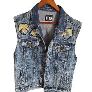Official NBA Golden State Warriors Denim Vest